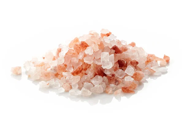 Haufen rosa Himalaya-Salz — Stockfoto