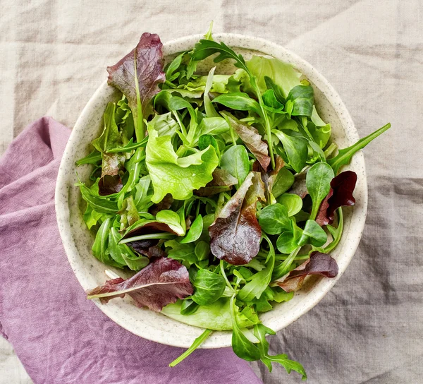 Yaprak yeşil salata — Stok fotoğraf