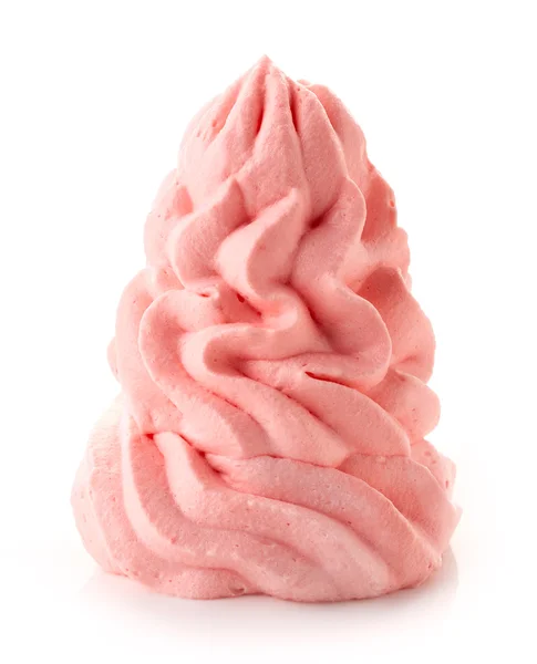 Crema batida rosa — Foto de Stock