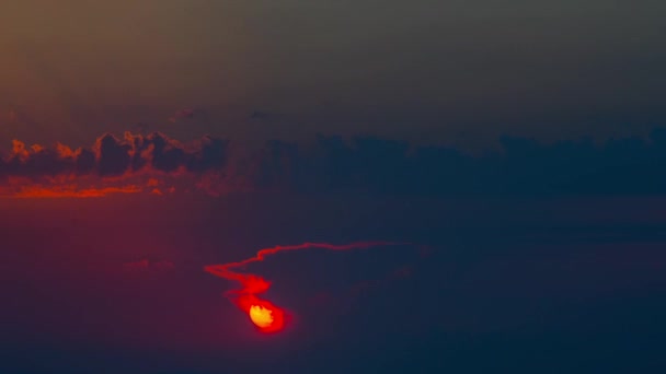 Ανατολή του ηλίου, time-lapse — Αρχείο Βίντεο