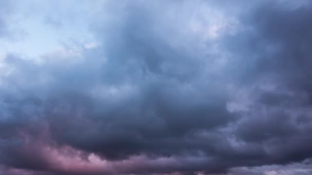 Rain clouds, time-lapse — Stock Video