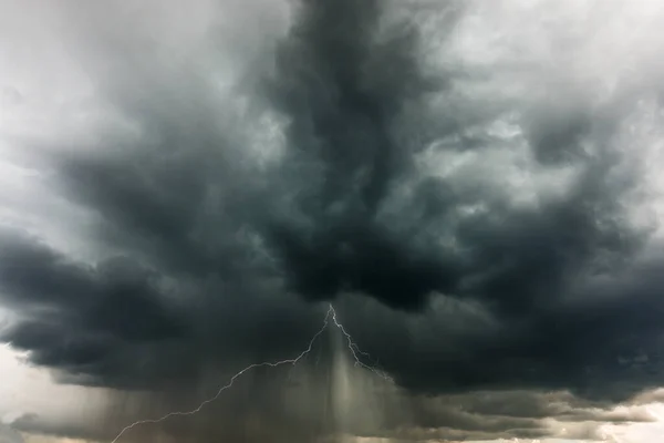 Nuvens Tempestade Relâmpagos — Fotografia de Stock