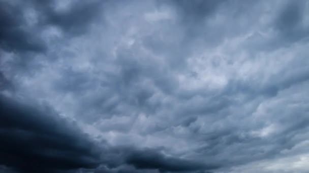 Storm Rain Clouds Time Lapse — Stock Video