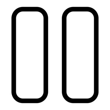 Çift çubuk temsil arayüzü ile duraklat