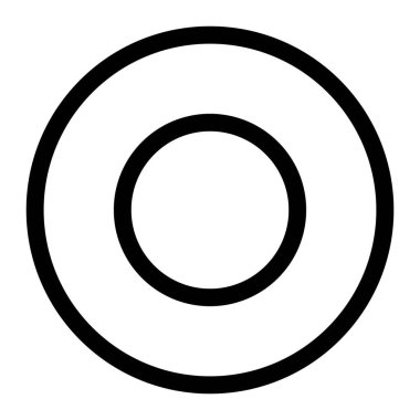 Ses kaydı için bir uygulamada yuvarlak daire düğmesi