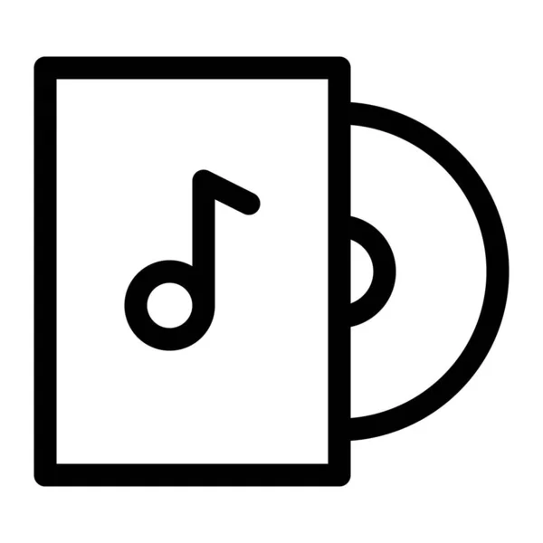 Nowy Tytuł Piosenki Box Music Audio — Wektor stockowy