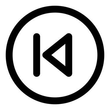 Bir müzik uygulamasında önceki şarkı düğmesi