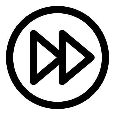 Müziği bir müzik uygulamasında hızla ileri alıyorum.