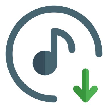 Bir çevrimiçi mağazadan müzik şarkıları indiriliyor