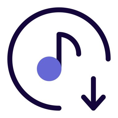 Bir çevrimiçi mağazadan müzik şarkıları indiriliyor