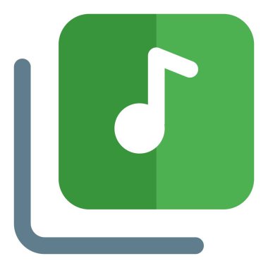 Koleksiyon listesi olan bir çoklu aygıt üzerindeki müzik oynatıcı