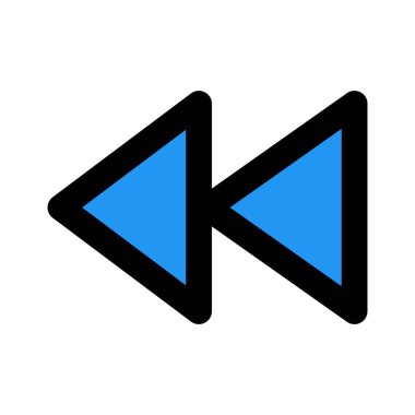 Sol tarafında arka ok olan geri sarma tuşu