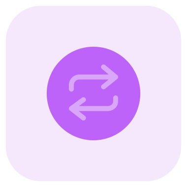 Bir karıştırma müzik düğmesi içinde bükülmüş oklar için hücresel blok