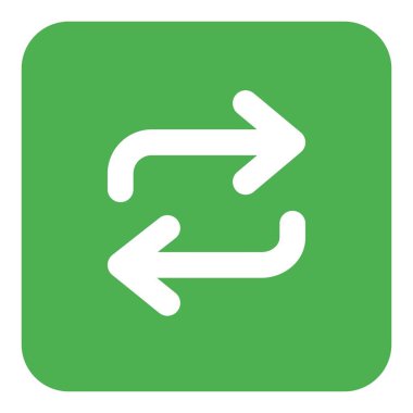 Müzik çalması için bir karıştırma döngü okları ile kare kutu