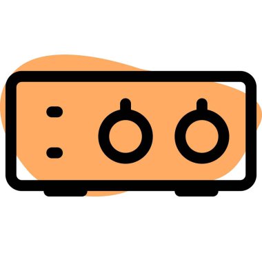 Yuvarlak çubuk arayüzü olan ses ayarları ayarlayıcısı