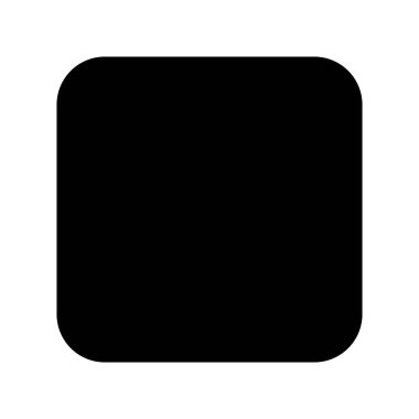 Çemberin içinde kare bir düğmeyle müziği durdurmak