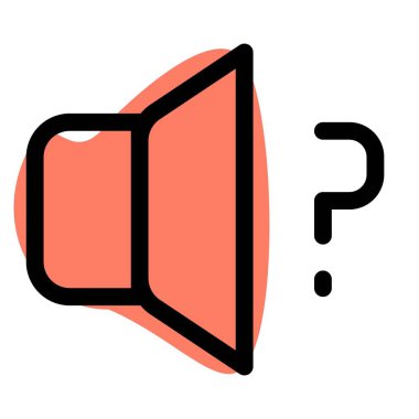 Bir soru işareti ile müzik çalınırken hata oluştu