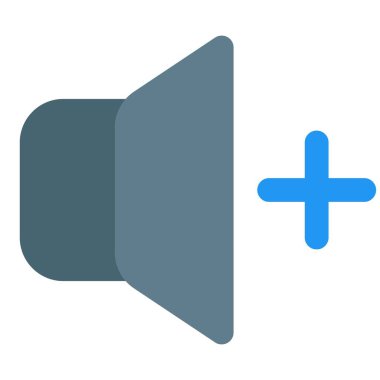 Artı logo ile bir müzik çalma sesini arttırıyorum