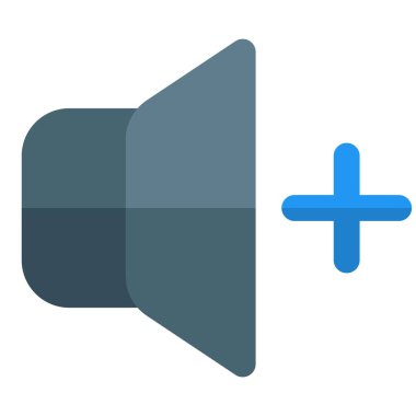 Artı logo ile bir müzik çalma sesini arttırıyorum