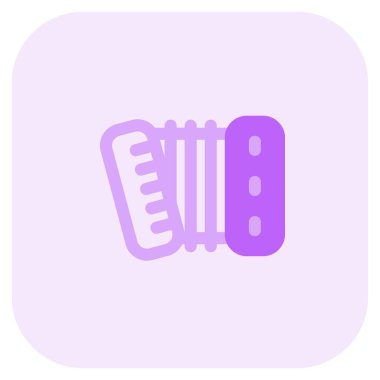 Akordeon müzik çalar top sahne düzeni