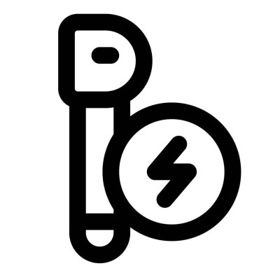 Mikrofon simgesini şimşek logosu ile şarj ediyor