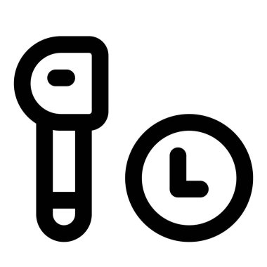 Beyaz arkaplanda izole edilmiş kulaklıkların pil sol göstergesi