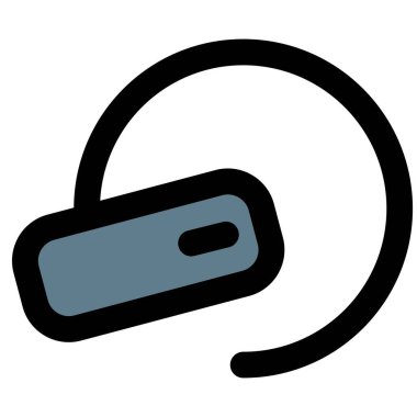 Kablosuz iletişim için sabit kulaklık.