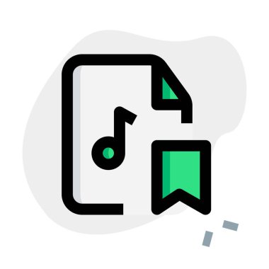 Parça listesi kitaplığından müziği yer imlerine ekle