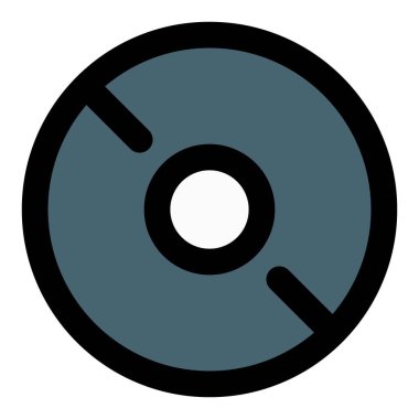 Bir yığın içinde müzik dosyaları depolanmış CD diski