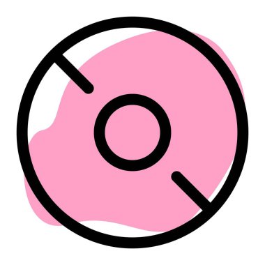 Bir yığın içinde müzik dosyaları depolanmış CD diski