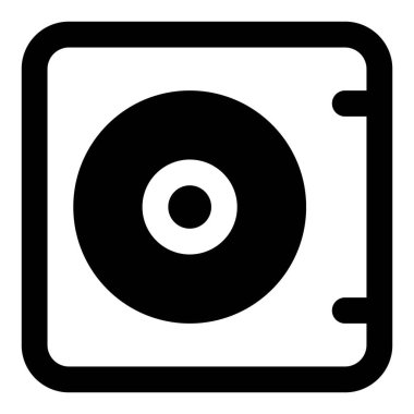 DJ müzik karıştırma sanatçısı kulüp toplantısı için ayarlandı