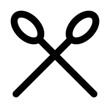 Müzik için çift set ekipmanı olan bagetler.