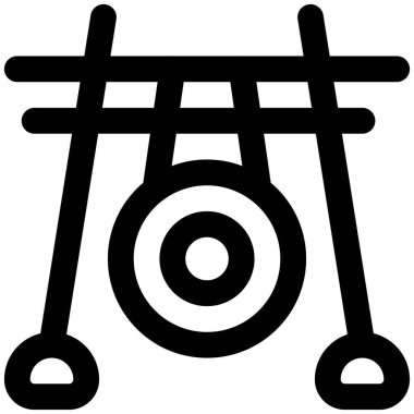 Gong, kalabalığın dikkatini çekmek için oynadı.