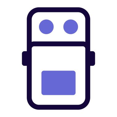 Gitar pedalı efekti müzik enstrümanı, çizgi vektör illüstrasyonu