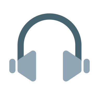 Ortalama kaplamalı profesyonel müzik kulaklıkları.