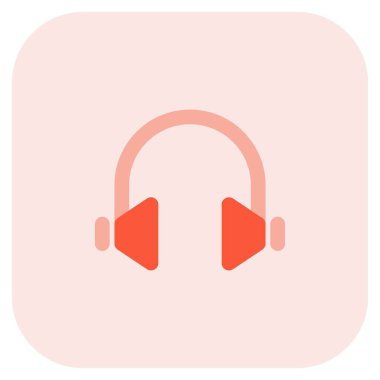 Ortalama kaplamalı profesyonel müzik kulaklıkları.