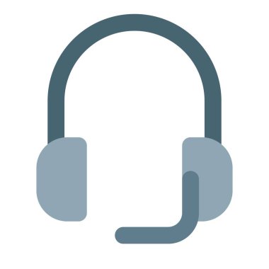 Gürültü önleyici mikrofon cihazlı profesyonel kulaklıklar.