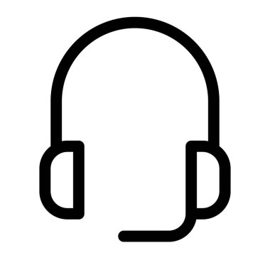 Gürültü önleyici mikrofon cihazlı profesyonel kulaklıklar.