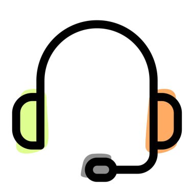 Başka bir sohbet destek cihazı için profesyonel kulaklıklar