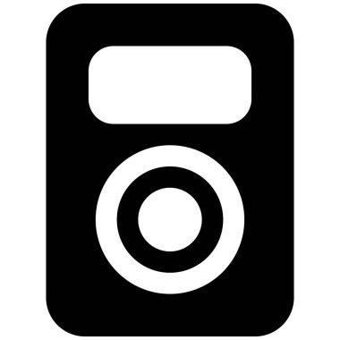 Yuvarlanabilir navigasyon düğmesi olan yeni tasarım müzik çalar