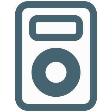 Yuvarlanabilir navigasyon düğmesi olan yeni tasarım müzik çalar