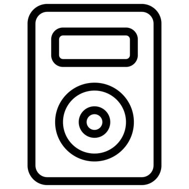 Yuvarlanabilir navigasyon düğmesi olan yeni tasarım müzik çalar