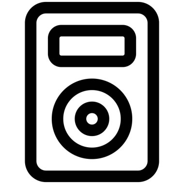 Yuvarlanabilir navigasyon düğmesi olan yeni tasarım müzik çalar