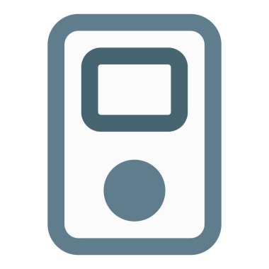 Küçük ekran düzenine sahip eski okul mp3 müzik çalar