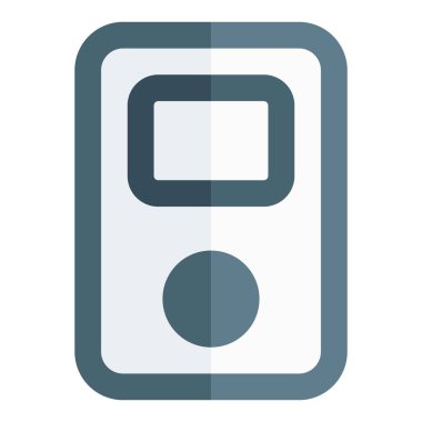 Küçük ekran düzenine sahip eski okul mp3 müzik çalar