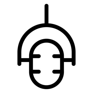 Stüdyoda sanatçı olarak kullanılan profesyonel mikrofon.