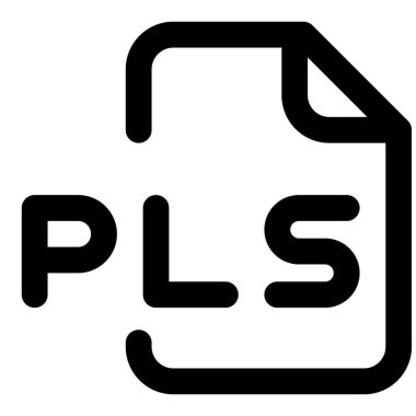 PLS çokluortam çalma listesi için bir bilgisayar dosya biçimidir