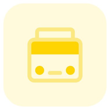 Beyaz arkaplanda izole edilmiş bir radyo aygıtı