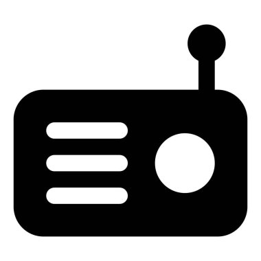 Bir anten yüklü taşınabilir radyo sistemi