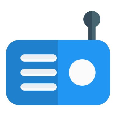 Bir anten yüklü taşınabilir radyo sistemi